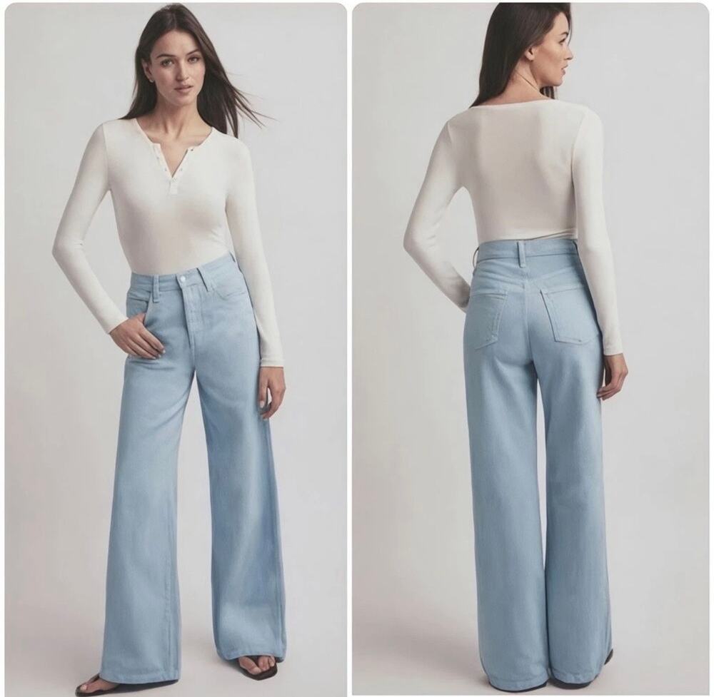 Favorite Daughter Masha  High Rise Wide Leg Jeans 27